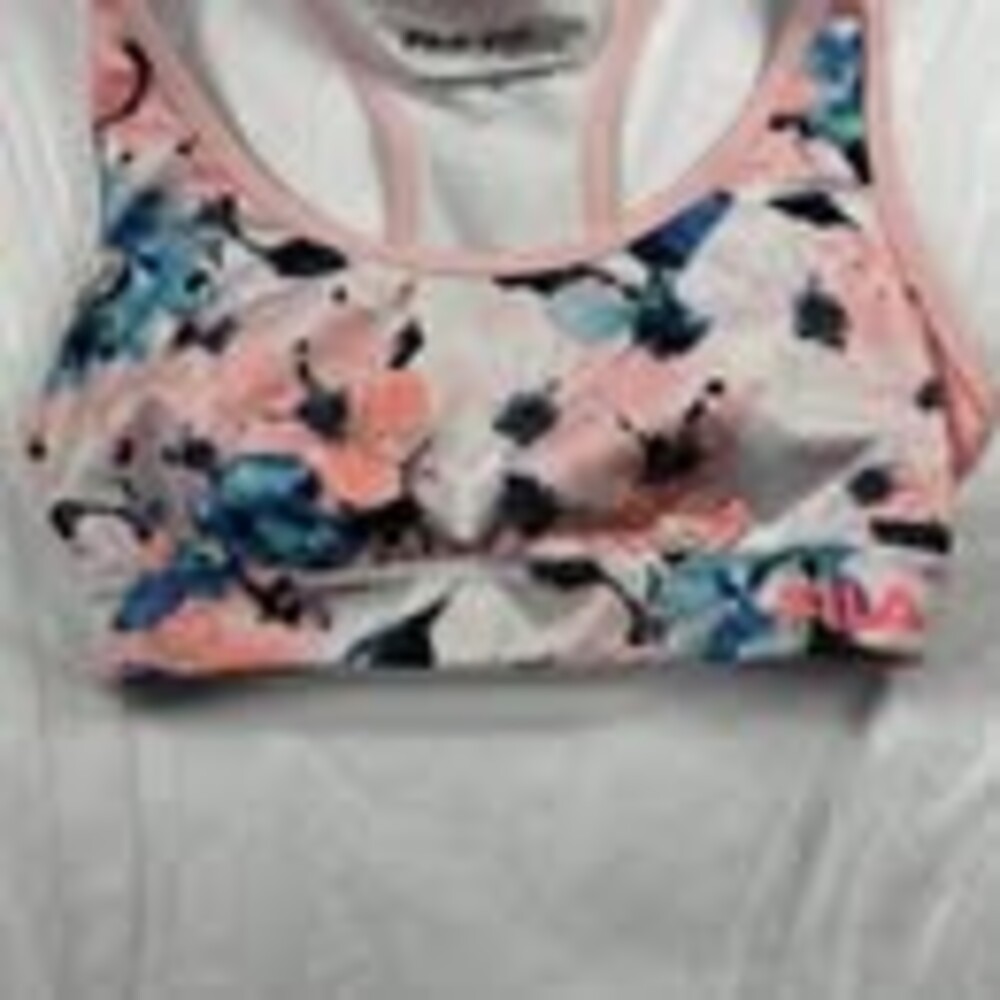 Fila Sport Running Floral Sports Bra Size Medium